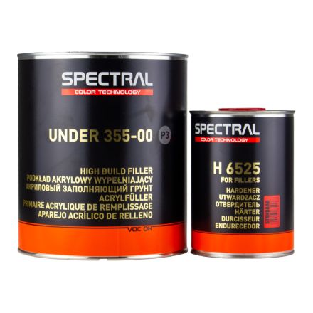 Spectral UNDER 355-00 P3 GREY High Build Acrylic Filler 4+1 3.5L Kit incl. Hardener