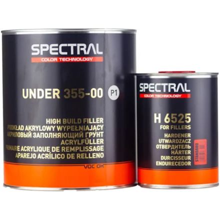 Spectral UNDER 355-00 P1 WHITE High-Build Acrylic 4+1 Filler - 3.5L Kit