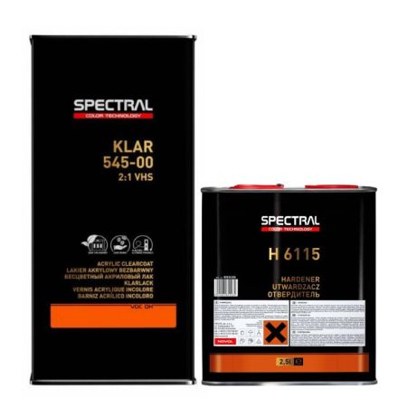 Spectral KLAR 545-00 Clearcoat Inc Hardener - 7.5 Litre Kit