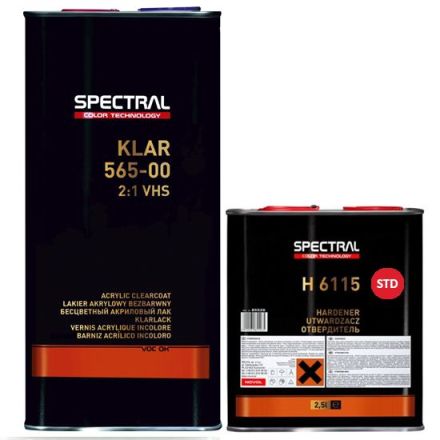 Spectral 565-00 Clearcoat Kit Incl Hardener - 7.5 Litre