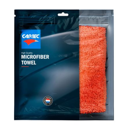 Cartec Orange Ultra Soft Microfibre Towel (Pack of 5)