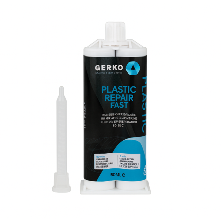 Gerko Plastic Repair (30 sec) Black 50ml