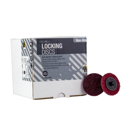 Rhyno Locking Discs Non-Woven 50mm (Box of 25)