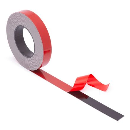 JTAPE Grey Double Sided Acrylic Tape - 19mm x 10m