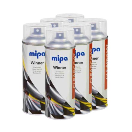 Mipa Winner Gloss Clearcoat Aerosol 400ml (Box of 6)