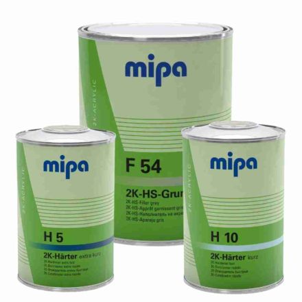 Mipa F54 2K Primer Kit inc H5/H10 Hardener - 5 Litre Kit