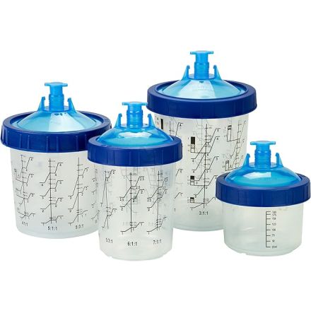 200ml PPS Paint Mixing Cups (Box of 50)