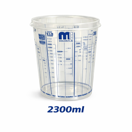 MP Disposable Clear Mixing Cups 2300ml (Box of 100)