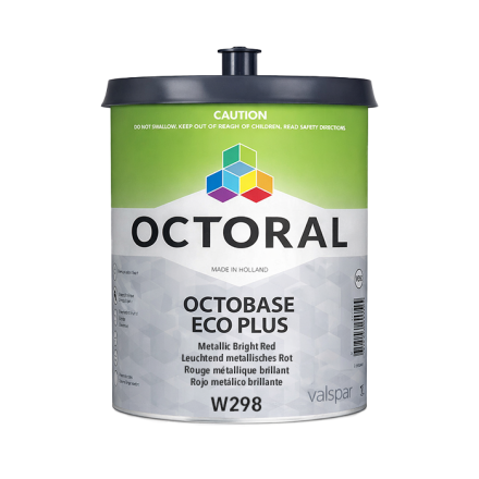 Octobase Eco Plus - W298 Metallic Bright Red Tinter - 1 Litre