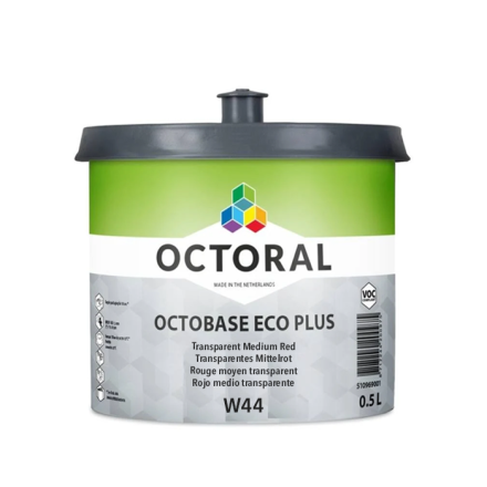 Octobase Eco Plus - W44 Transparent Medium Red Tinter - 500ml