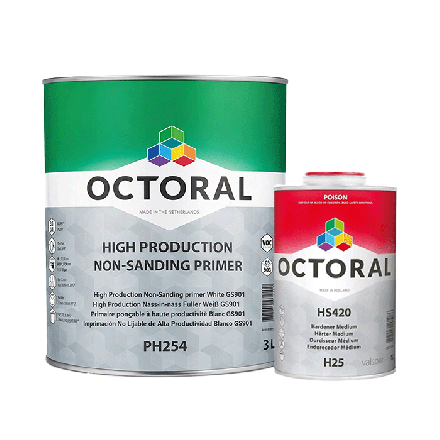 Octoral PH254W High Production Wet-on-Wet Primer White - 4 Litre Kit