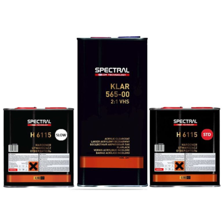 Spectral 565-00 Clearcoat 7.5L Kit inc H6115 Hardener