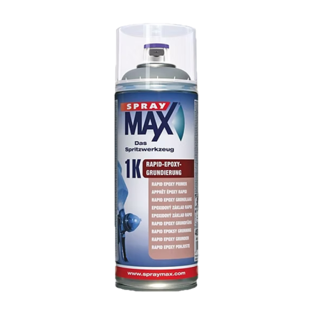 SprayMax 1K Rapid Epoxy Grey Primer Aerosol 400ml