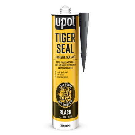 U-Pol Tiger Seal Adhesive Sealent - Black - 310ml