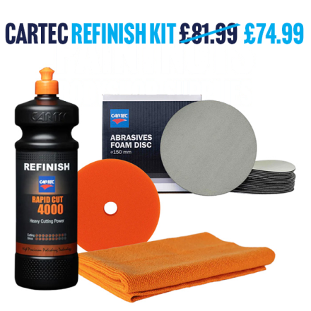 Cartec REFINISH Rapid Cut 4000 (Orange) Bundle
