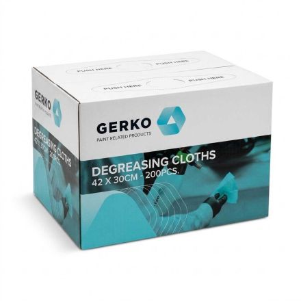 Gerko Degreasing Cloths (Box of 200)