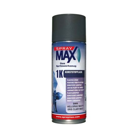 SprayMax 1K DTP Dark Grey Plastic Bumper Spray Paint 400ml