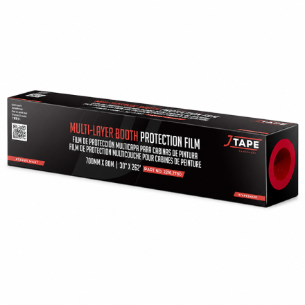 JTAPE Multi-Layer Booth Protection Film 770mm x 80m