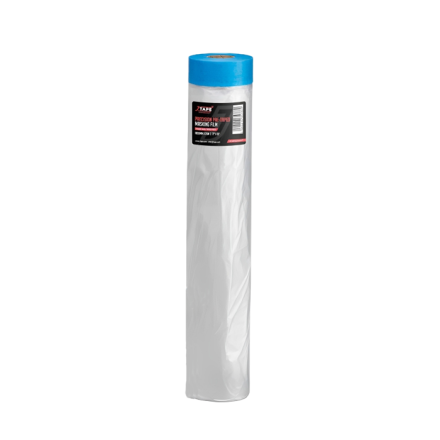 JTAPE Precision Pre-Taped Masking Film 1200mm x 25m