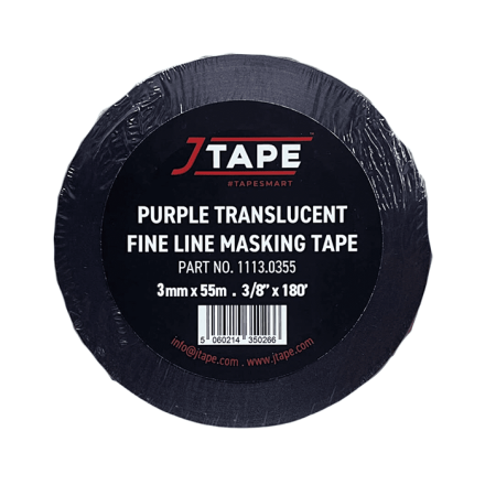 JTAPE Purple Translucent Fine Line Tape 3mm x 55m