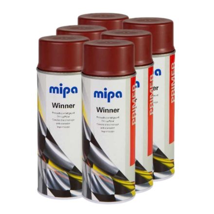 Mipa Winner Spray Red/Brown Primer 400ml - Box of 6