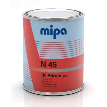 Mipa N45 1K Cellulose Grey Primer - 1 Litre