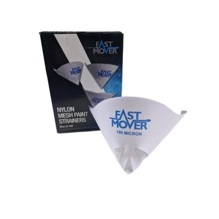 Fast Mover Tools 190 Micron Nylon Mesh Paint Strainers (Pack Of 100)