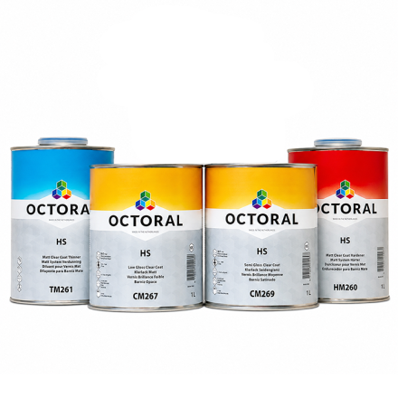 Octoral HS 2K Clearcoat Matt & Satin Complete Kit - 4 Litre