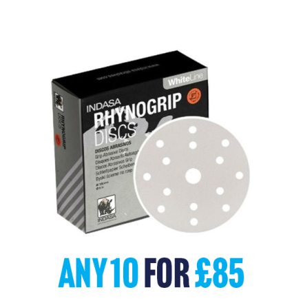 Indasa Rhynogrip White Line DISC - 150mm