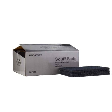 Pro-Coat Scuff Pads - 6"x9" Ultra Fine (Maroon) - (Box of 20)